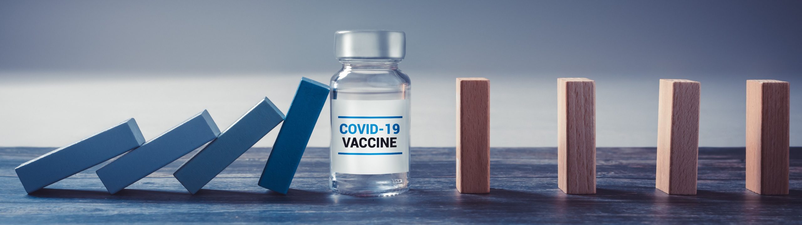 COVID-19 vaccine stopping domino effect.